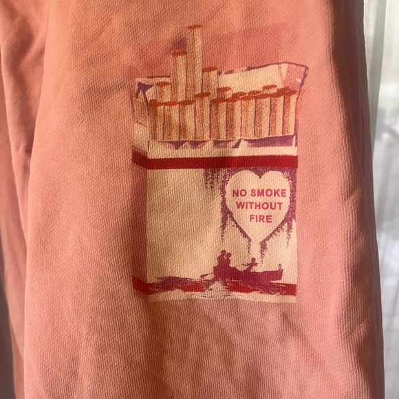 Boys lie no smoke without fire pink sweatpants - Picture 6 of 6